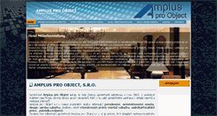 Desktop Screenshot of amplus.cz